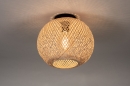 Plafondlamp 74264: landelijk, modern, retro, hout #2
