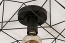 Plafondlamp 74271: modern, metaal, zwart, mat #7