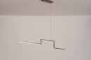 Foto 74275-12: Dimbare, led hanglamp van aluminium in minimalistisch design, dimbaar met schakelaar.