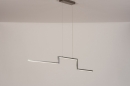 Foto 74275-12: Dimmbare, LED-Pendelleuchte aus Aluminium in minimalistischem Design, dimmbar mit Schalter.