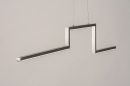 Foto 74275-3: Dimbare, led hanglamp van aluminium in minimalistisch design, dimbaar met schakelaar.