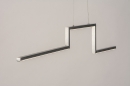 Foto 74275-3: Dimmbare, LED-Pendelleuchte aus Aluminium in minimalistischem Design, dimmbar mit Schalter.