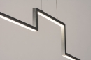 Foto 74275-5: Dimbare, led hanglamp van aluminium in minimalistisch design, dimbaar met schakelaar.