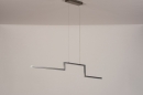 Foto 74275-9: Dimmbare, LED-Pendelleuchte aus Aluminium in minimalistischem Design, dimmbar mit Schalter.