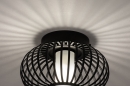 Plafondlamp 74283: modern, retro, glas, wit opaalglas #6