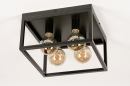 Deckenleuchte 74288: Industrielook, laendlich, modern, Metall #6