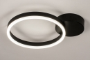 Plafondlamp 74338: design, modern, metaal, zwart #4