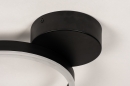 Plafondlamp 74338: design, modern, metaal, zwart #8