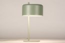 Foto 74346-2: Grüne Tischlampe im Retrostil mit Kabel und Stecker 