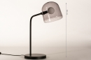 Tafellamp 74350: design, modern, glas, wit opaalglas #1