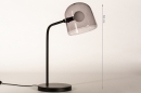 Tischleuchte 74350: Design, modern, Glas, mit Opalglas #1