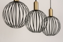 Hanglamp 74369: landelijk, modern, eigentijds klassiek, messing #13
