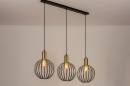Hanglamp 74369: landelijk, modern, eigentijds klassiek, messing #2
