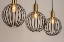 Hanglamp 74369: landelijk, modern, eigentijds klassiek, messing #3