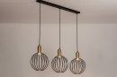 Hanglamp 74369: landelijk, modern, eigentijds klassiek, messing #6