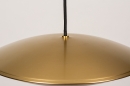 Foto 74379-8: Ronde hanglamp in goud/messing met GU10 fitting