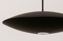Foto 74380-7: Moderne Hängeleuchte in mattem Schwarz und für austauschbare LED-Leuchtmittel geeignet. 