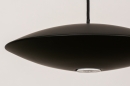 Foto 74380-7: Moderne zwarte hanglamp van metaal met een GU10 fitting