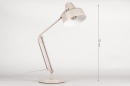 Tafellamp 74386: landelijk, modern, retro, metaal #1