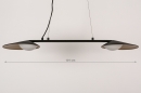 Hanglamp 74387: design, modern, glas, wit opaalglas #1