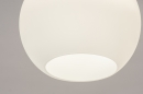 Plafondlamp 74392: modern, retro, glas, wit opaalglas #4