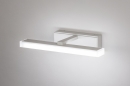 Foto 74404-3: Witte led wandlamp voor boven spiegel in badkamer