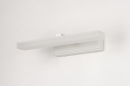 Foto 74404-5: Witte led wandlamp voor boven spiegel in badkamer
