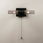 Wandlamp 74410: modern, glas, metaal, zwart #2