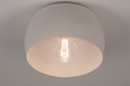 Plafondlamp 74417: modern, metaal, wit, grijs #2