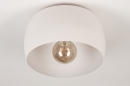 Plafondlamp 74417: modern, metaal, wit, grijs #5