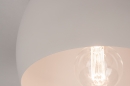 Plafondlamp 74417: modern, metaal, wit, grijs #6