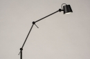 Foto 74427-5: Gemütliche Stehlampe / Leselampe in Mattschwarz, geeignet für austauschbare LED.