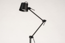 Foto 74427-6: Gemütliche Stehlampe / Leselampe in Mattschwarz, geeignet für austauschbare LED.