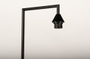 Foto 74434-1 detailfoto: Strakke zwarte tafellamp zonder lampenkap