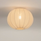 Foto 74455-16 onderaanzicht: Lampion lamp van beige stof