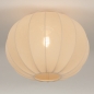 Foto 74455-17: Luxuriöse beigefarbene Stofflampe für die Decke