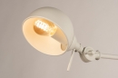 Foto 74470-9: Industriële wandlamp met verstelbare arm in warm grijs
