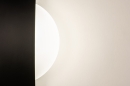 Foto 74532-6: Schwarze Wandleuchte mit integrierter LED für das Badezimmer