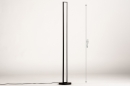 Staande lamp 74536: design, modern, metaal, zwart #1