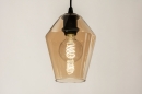 Hanglamp 74544: landelijk, modern, eigentijds klassiek, glas #68