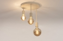 Plafondlamp 74549: landelijk, modern, metaal, beige #2