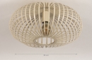 Plafondlamp 74560: landelijk, modern, eigentijds klassiek, metaal #1