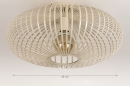Plafondlamp 74561: landelijk, modern, eigentijds klassiek, metaal #1