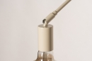 Wandleuchte 74562: laendlich, modern, Metall, Beige #8