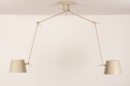 Hanglamp 74566: landelijk, modern, metaal, beige #3