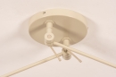 Pendelleuchte 74566: laendlich, modern, Metall, Beige #8