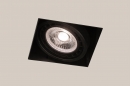Foto 74580-3 schuinaanzicht: Luxe Grote Trimless inbouwspot in het zwart ES111 GU10