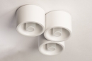Foto 74585-5: Witte plafondlamp in cilindervorm geschikt voor in de badkamer