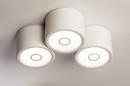 Foto 74585-8: Witte plafondlamp in cilindervorm geschikt voor in de badkamer
