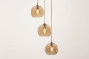 Hanglamp 74592: landelijk, modern, glas, metaal #10